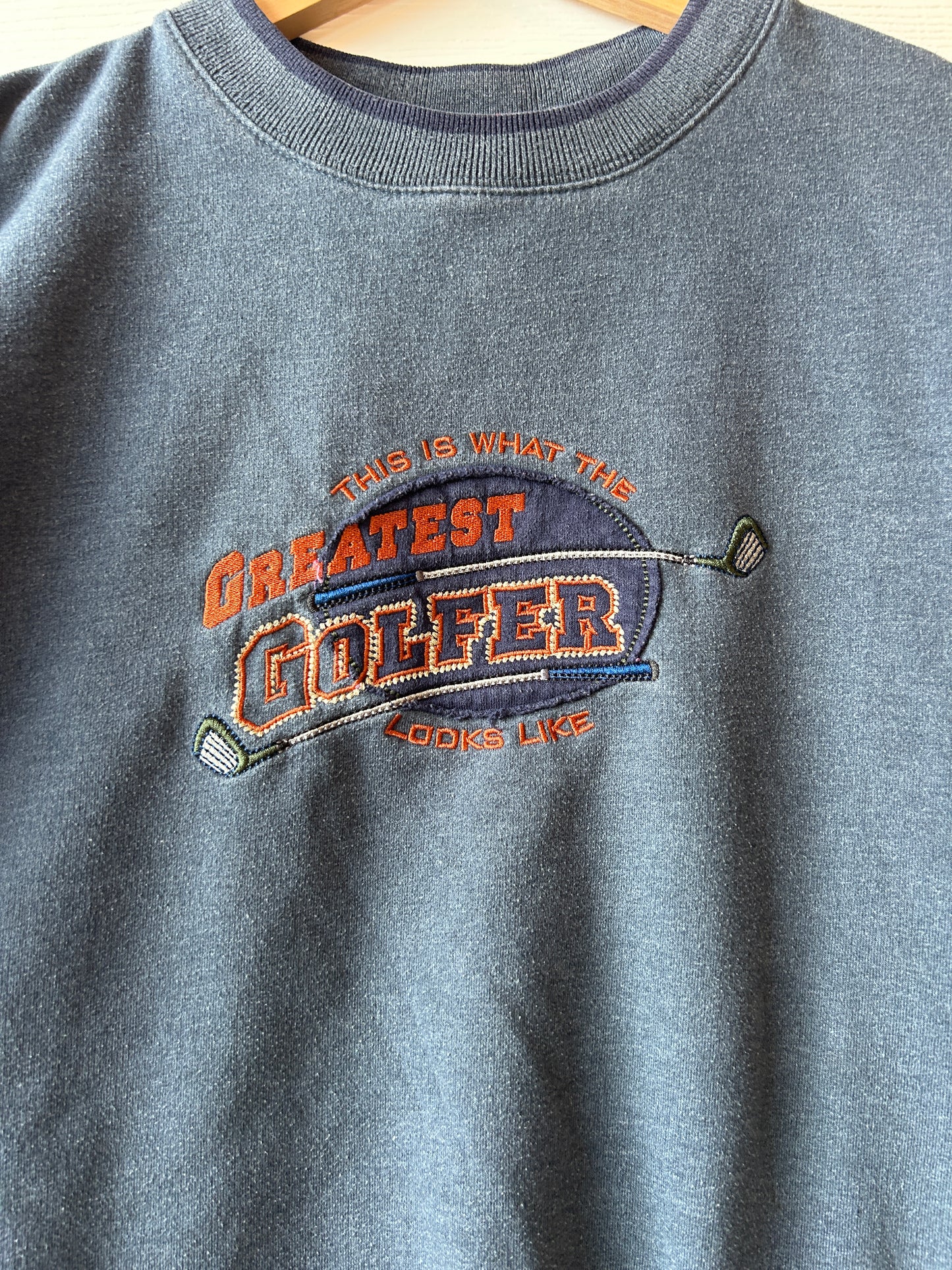 Greatest golfer crewneck - L