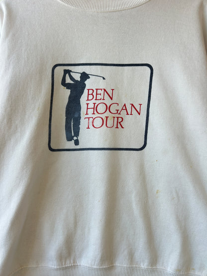 Distressed Ben Hogan tour Crewneck - M