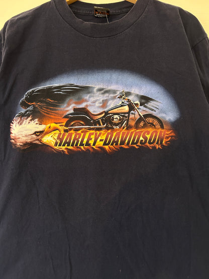 Vintage Mo-town Harley tee - M