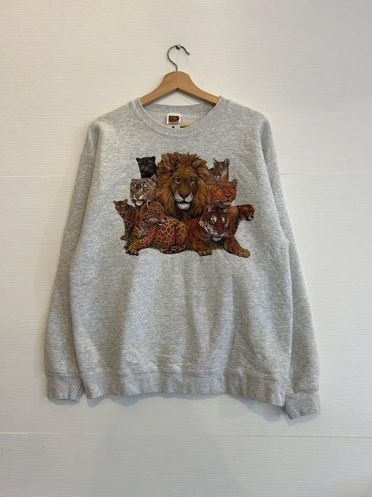 Vintage Cat conservation Crewneck - L