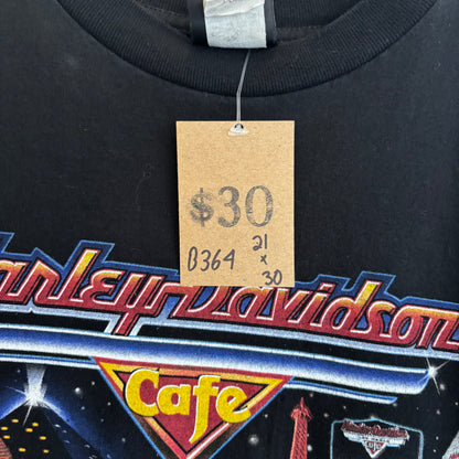 Vintage Las Vegas Harley Davidson Cafe Tee XL