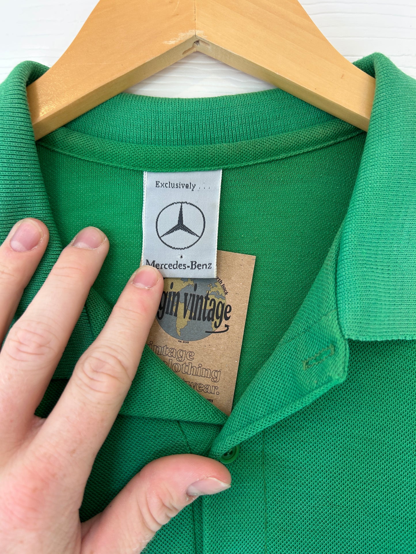 Mercedes Benz green polo - M