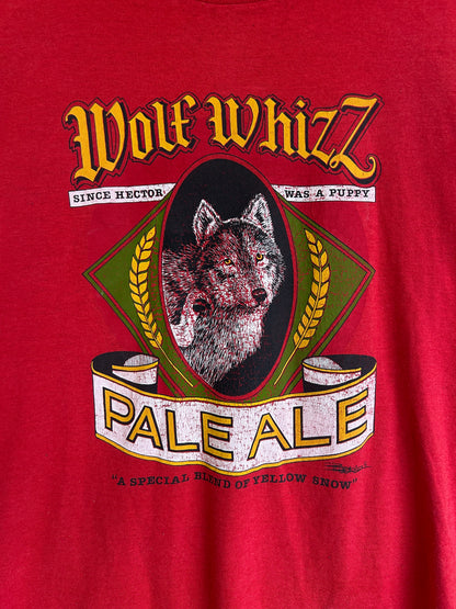 Vintage wolf Whizz pale ale tee