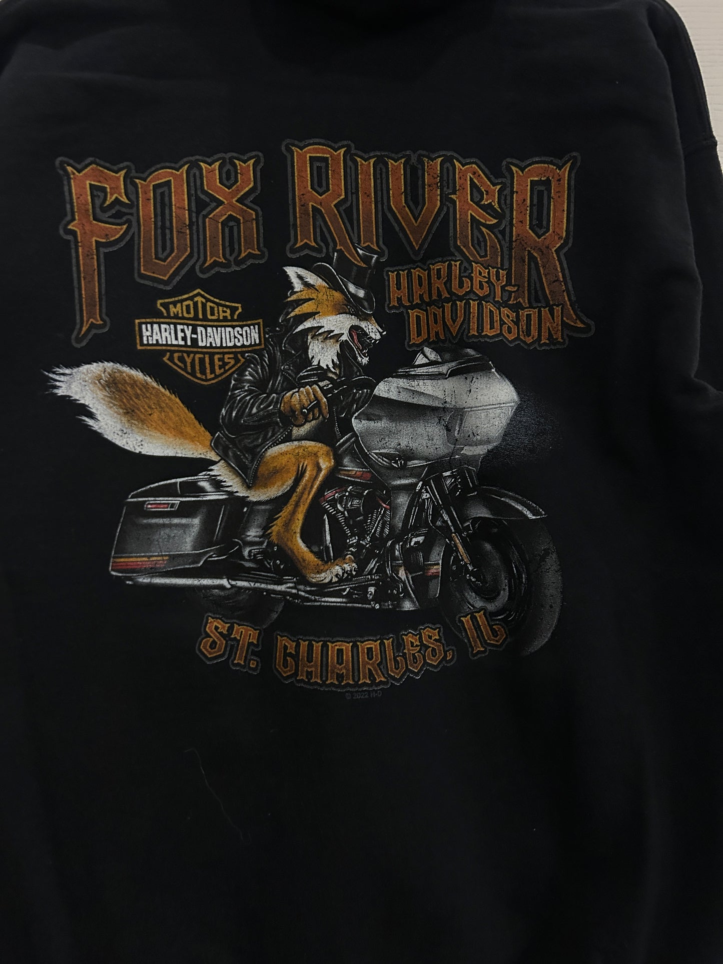 Fox river Harley zip-up - M