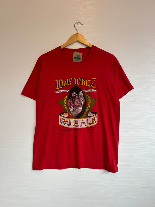 Vintage wolf Whizz pale ale tee