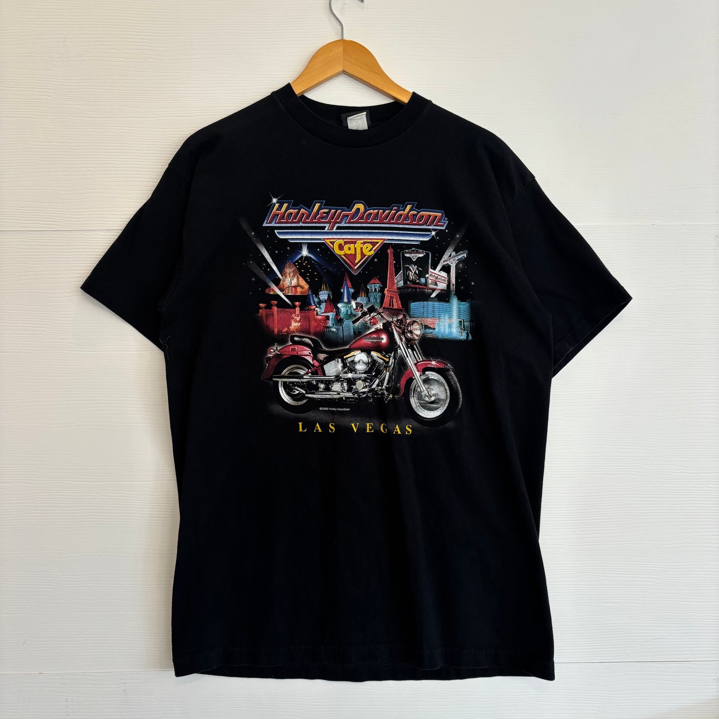 Vintage Las Vegas Harley Davidson Cafe Tee XL