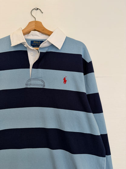 Polo striped longsleeve - L