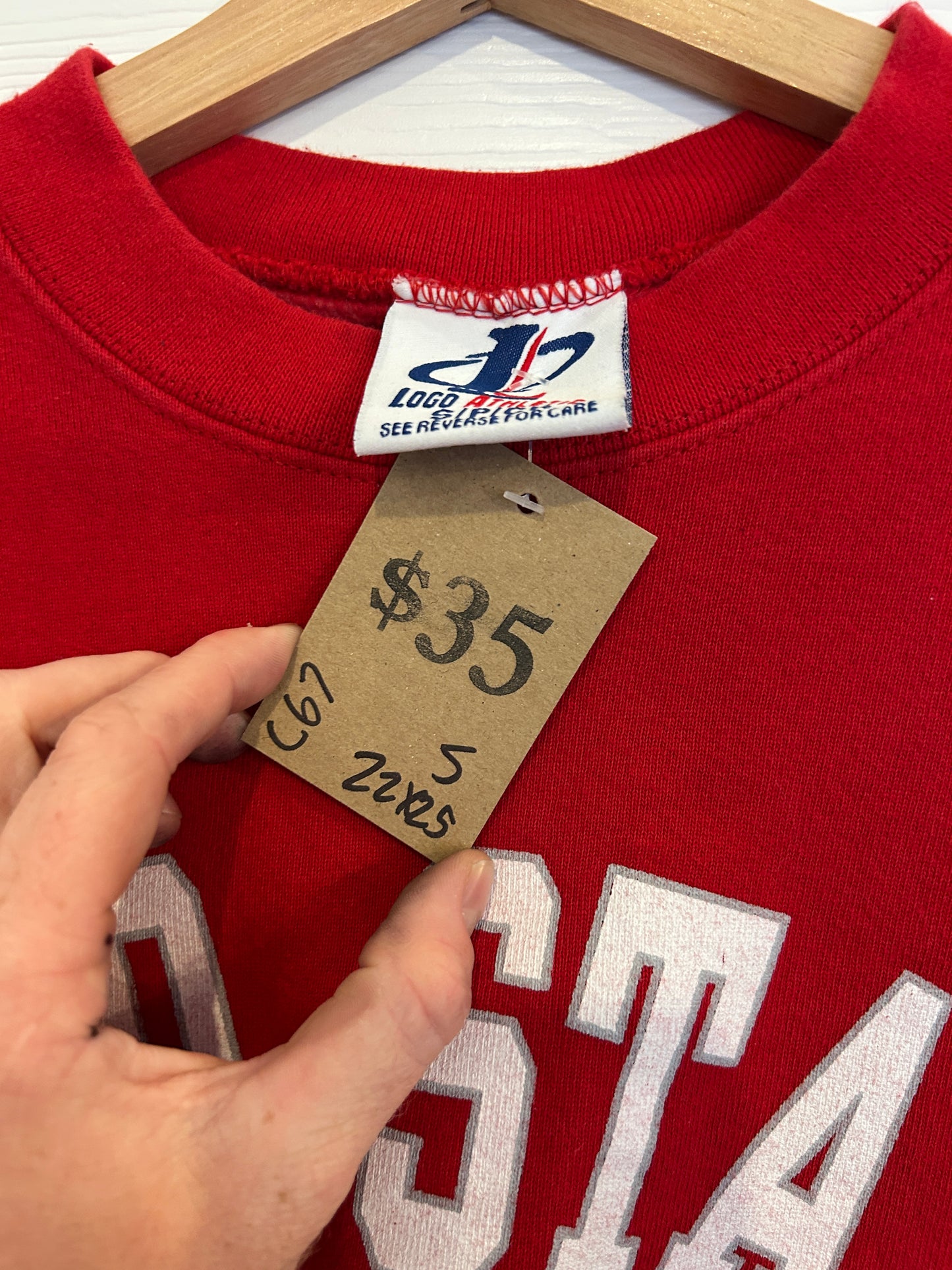 Vintage logo athletic Ohio state crewneck - S