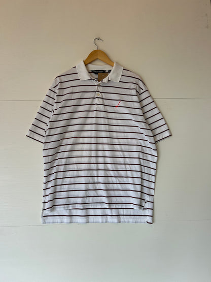 Polo golf striped tee - L