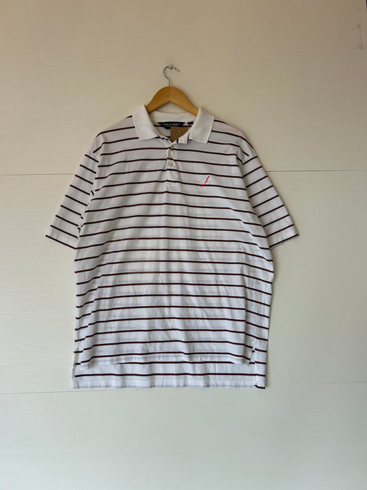 Polo golf striped tee - L