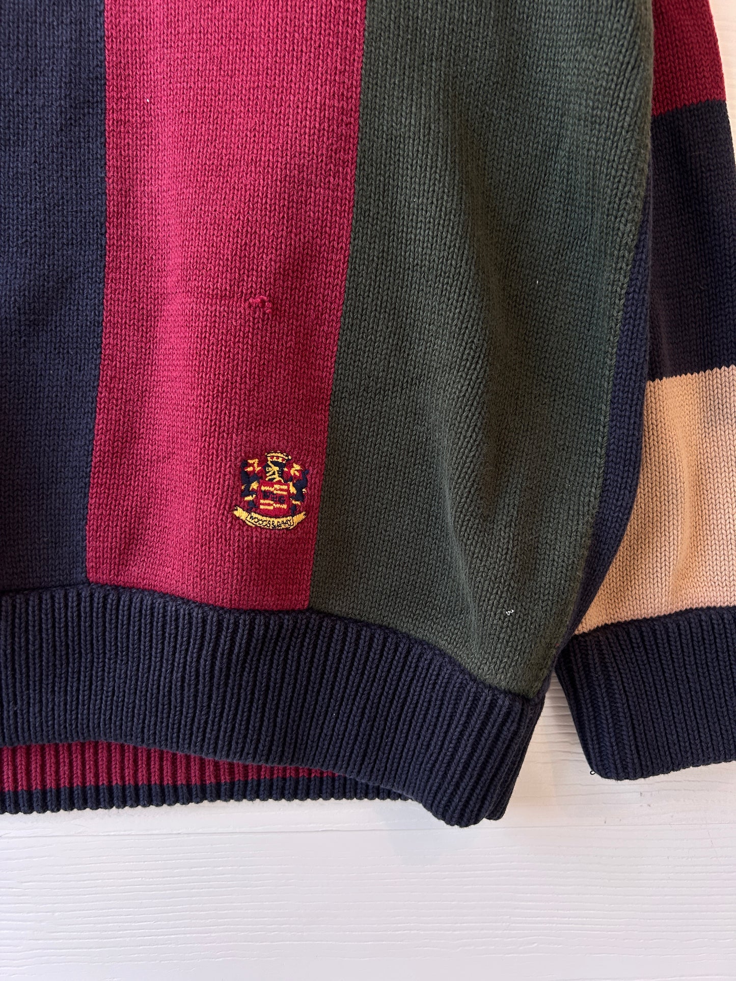 Woolrich color block sweater - XL