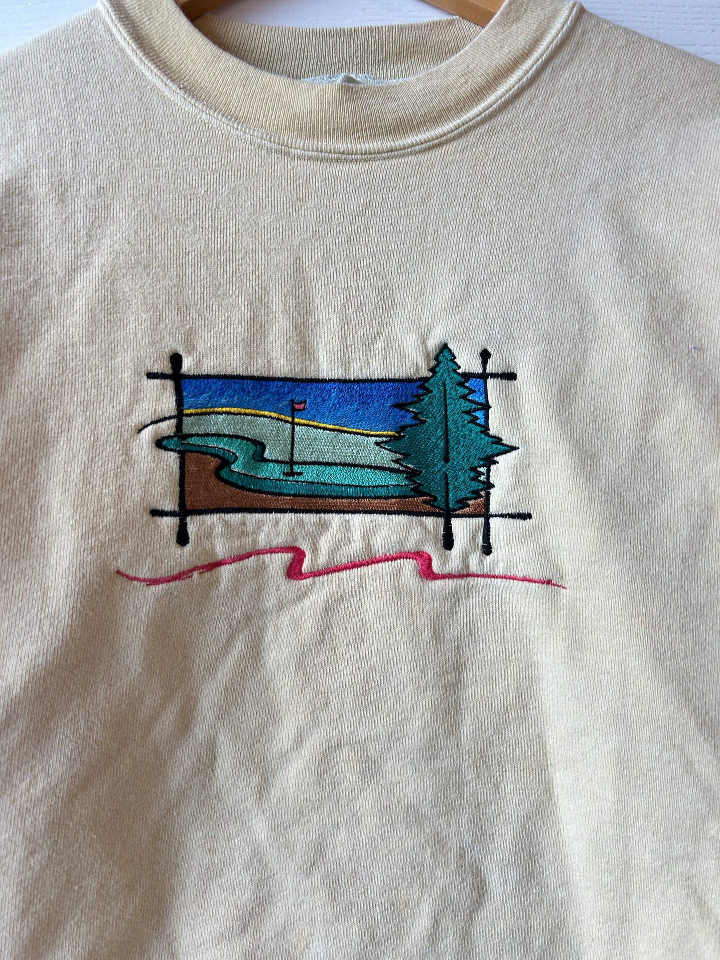Scenic golf crewneck - M