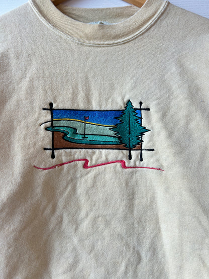 Scenic golf crewneck - M