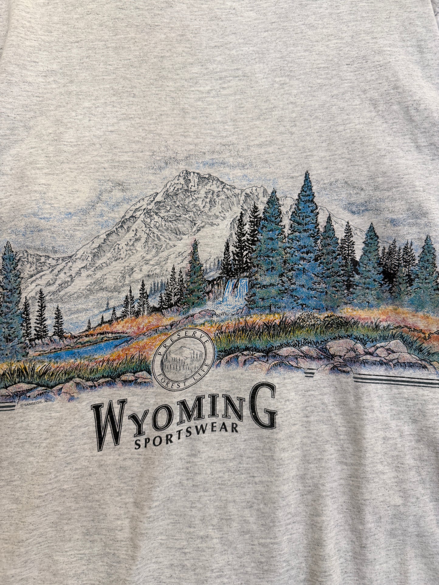 Wyoming nature tee - L