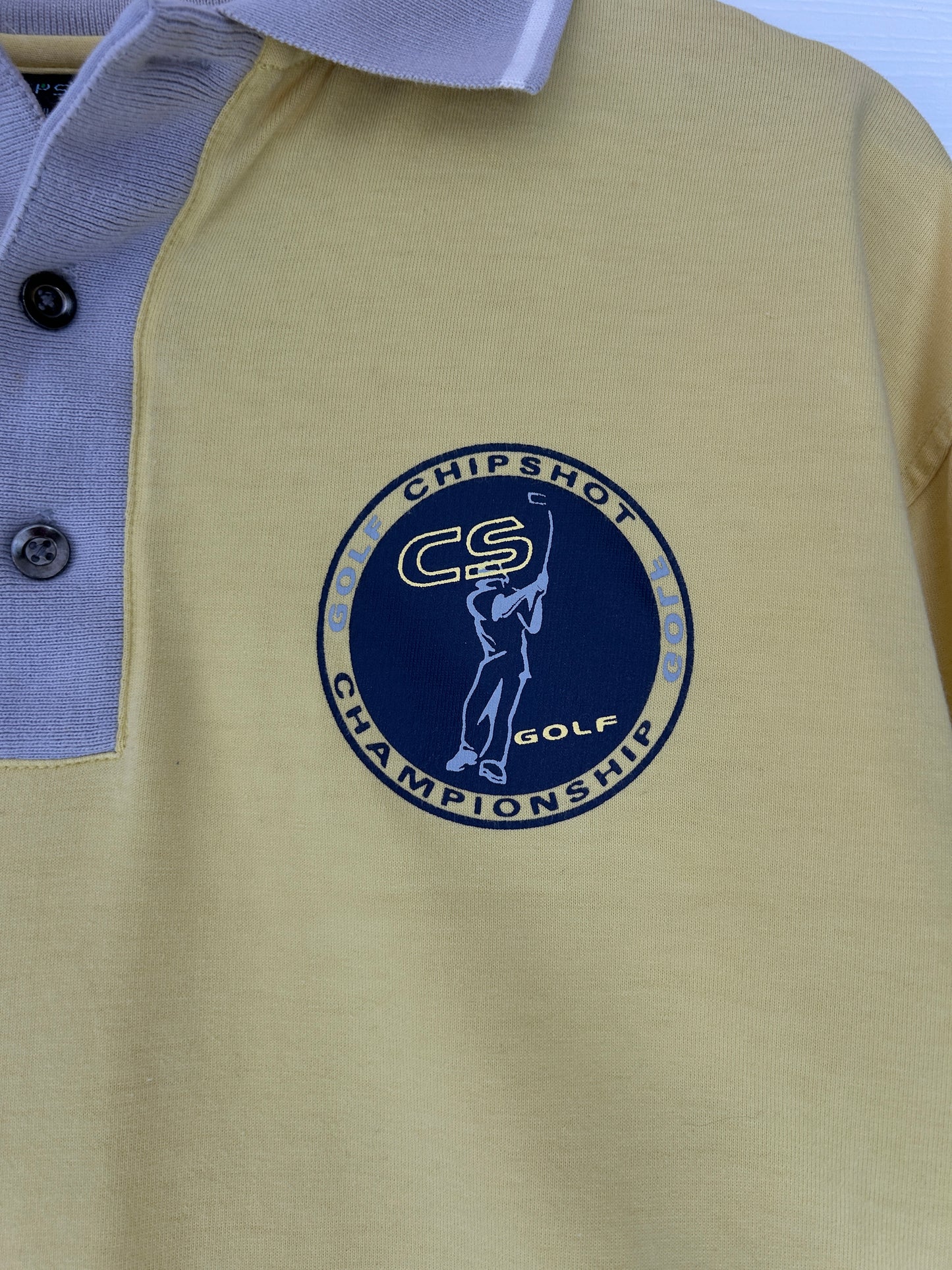 Chip shots golf polo tee - L