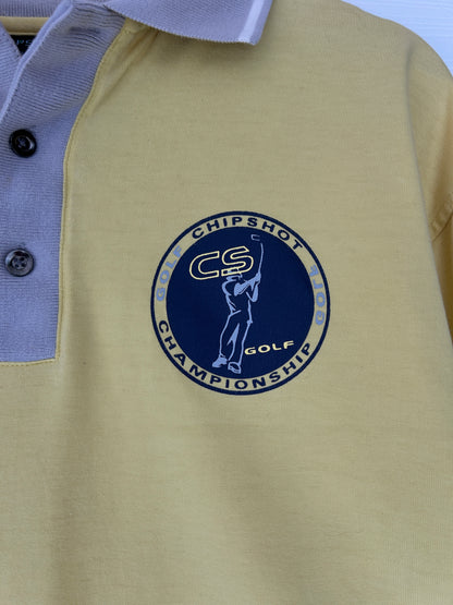 Chip shots golf polo tee - L
