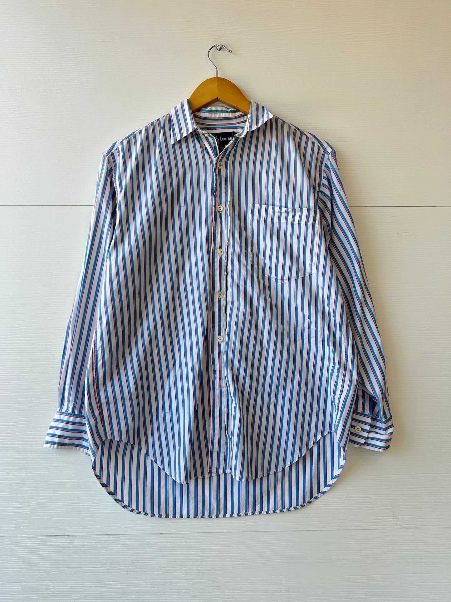 Ralph Lauren pinstripe button up - M