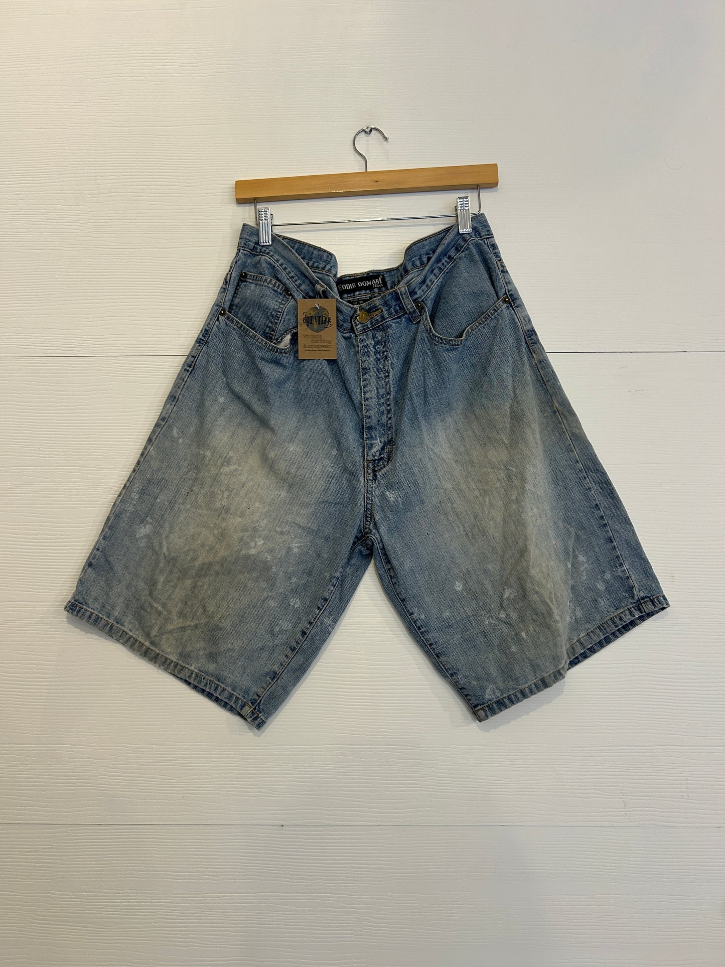 Vintage Eddie domani Jean shorts - 36