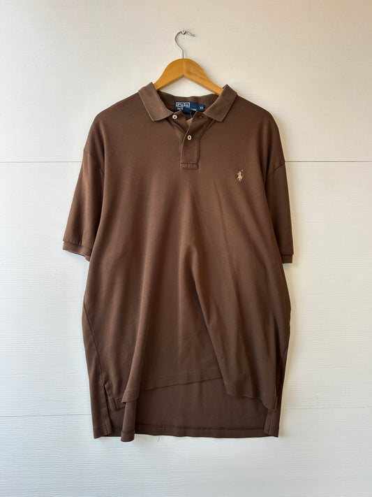 Brown Ralph Lauren polo - XL