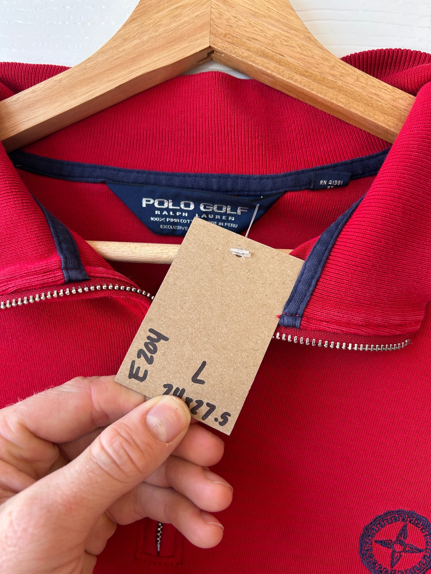 Polo golf quarter zip - L