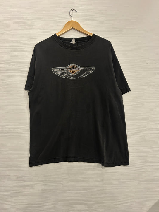 Vintage “In the Beginning” Harley tee - XL