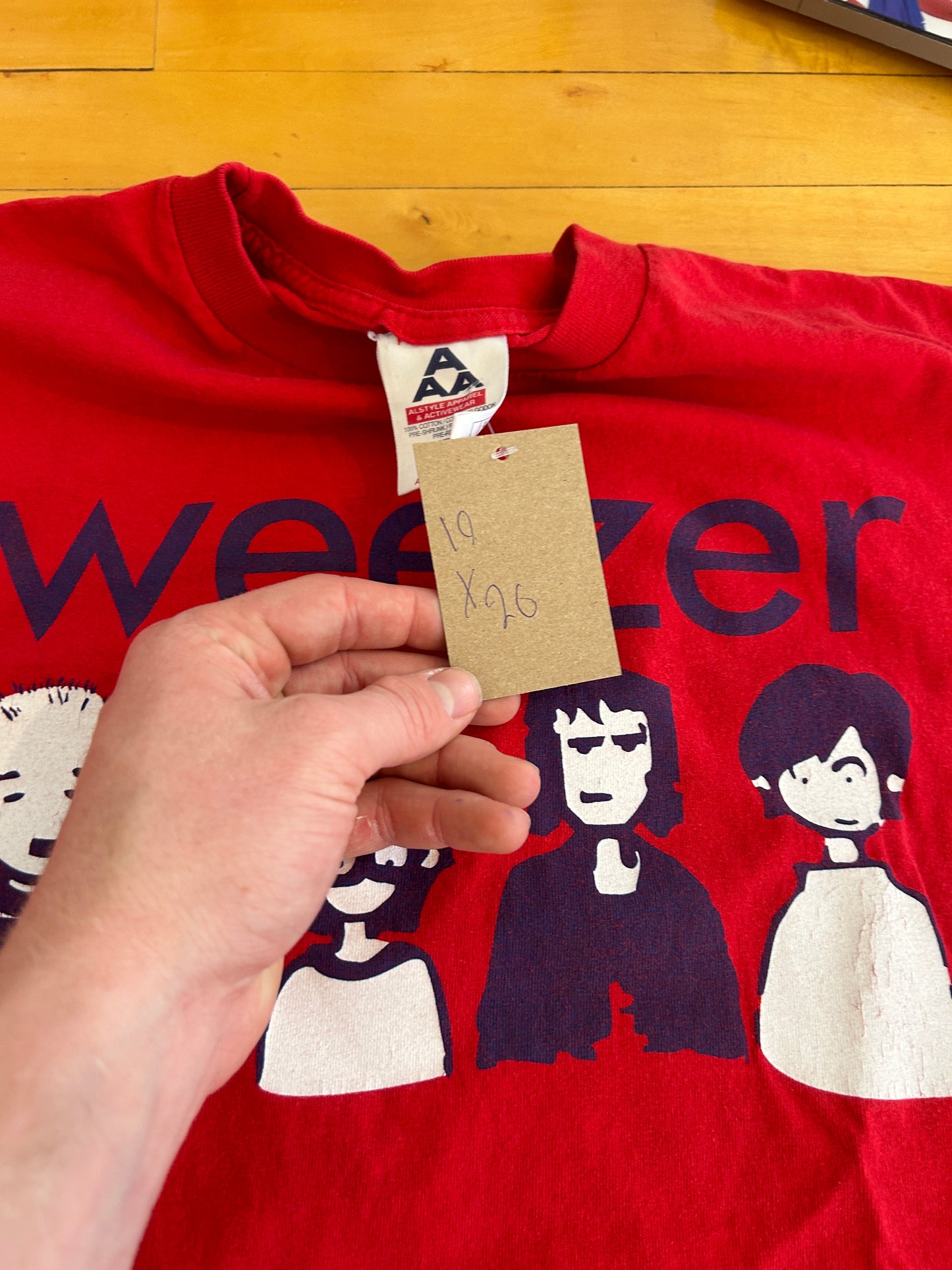 Weezer band tee