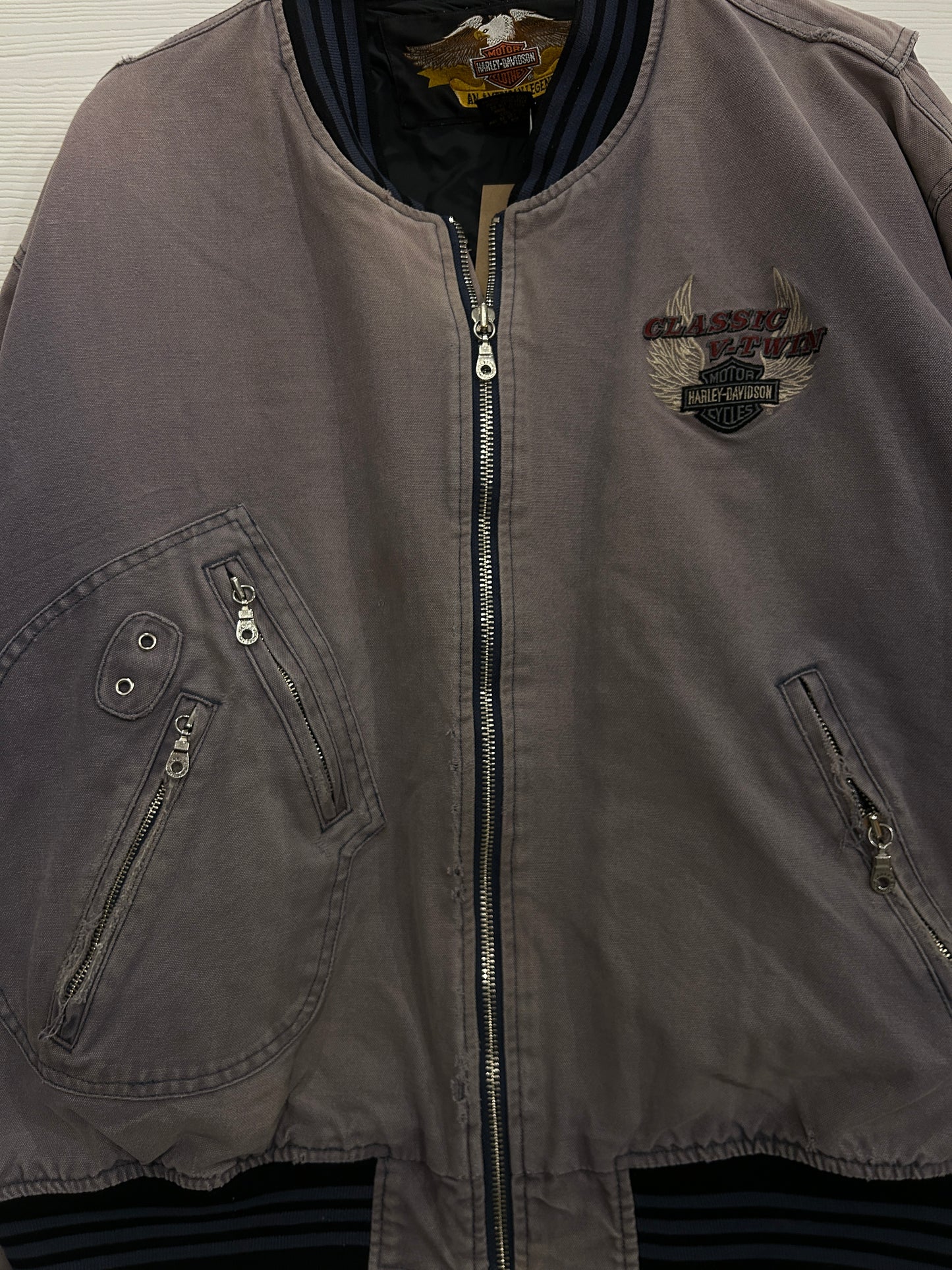Vintage Harley bomber Jacket - XL