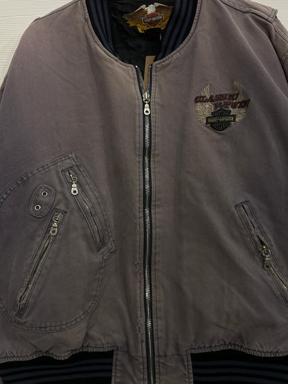 Vintage Harley bomber Jacket - XL