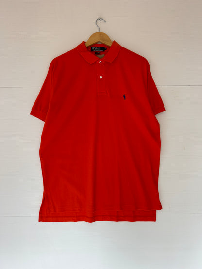 Ralph Lauren red polo tee - XL