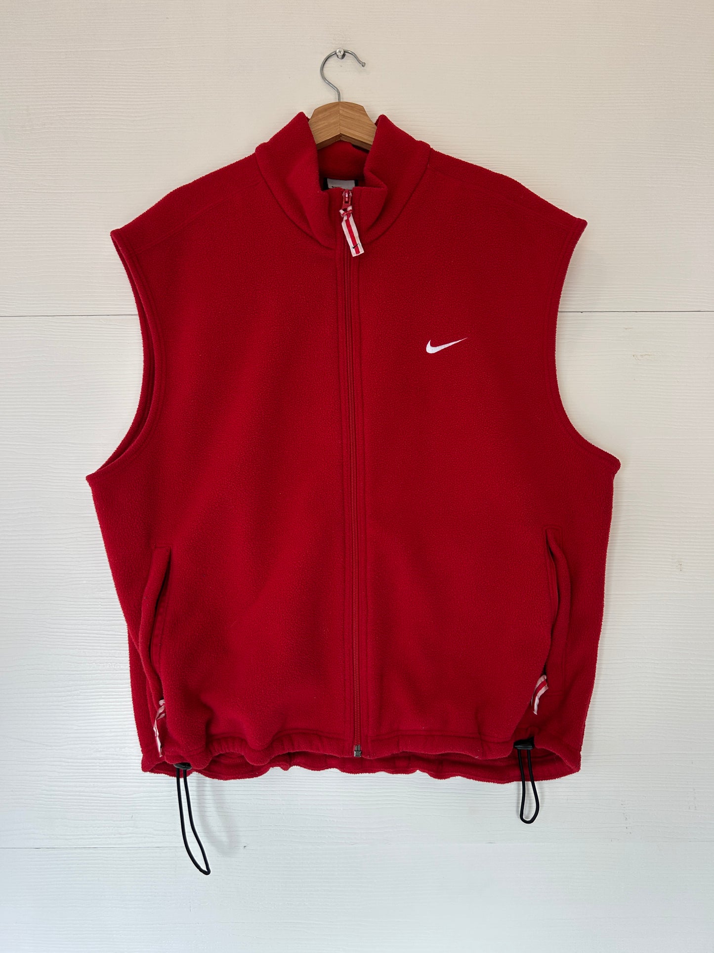 Sunday red nike fleece vest - XL