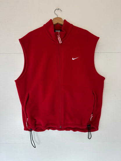 Sunday red nike fleece vest - XL