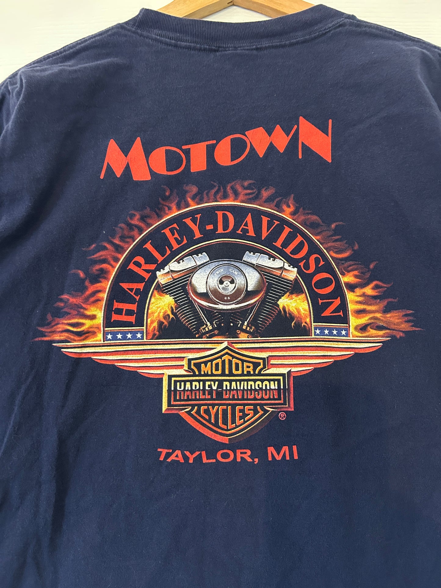 Vintage Mo-town Harley tee - M