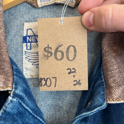 Vintage New York Girl Denim Jacket - L