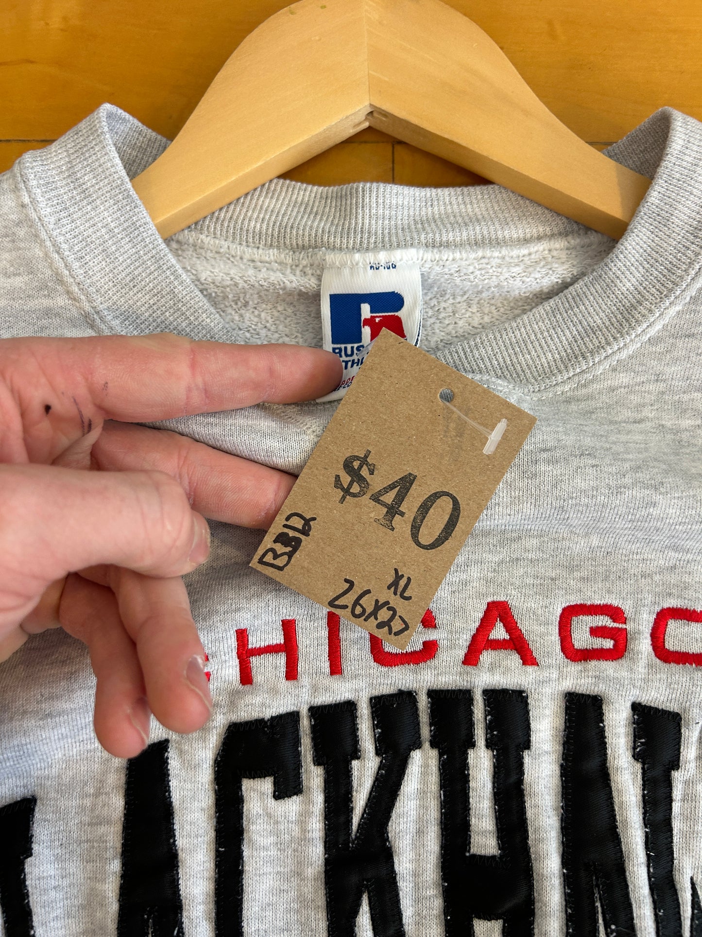 Vintage Blackhawks Crewneck - XL