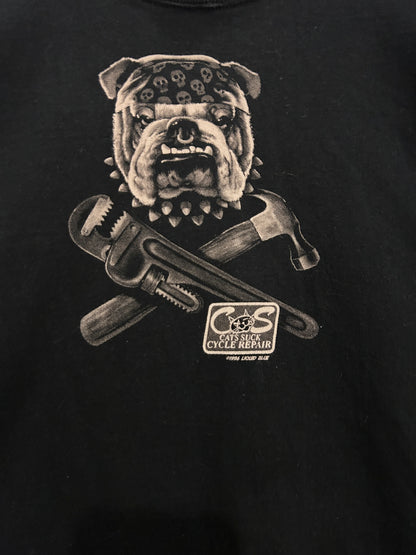 Vintage Liquid Blue Cats Suck Tee - XL