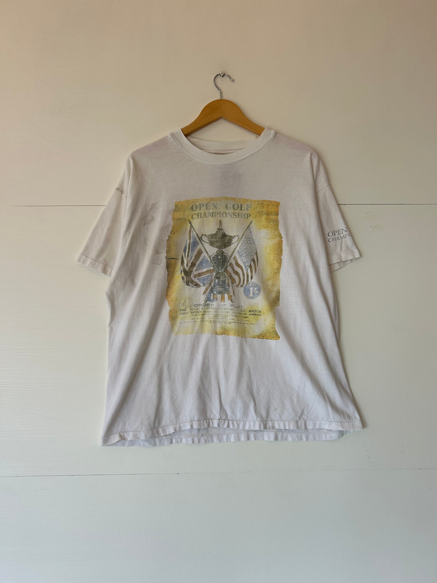 Open golf championship tee - XL