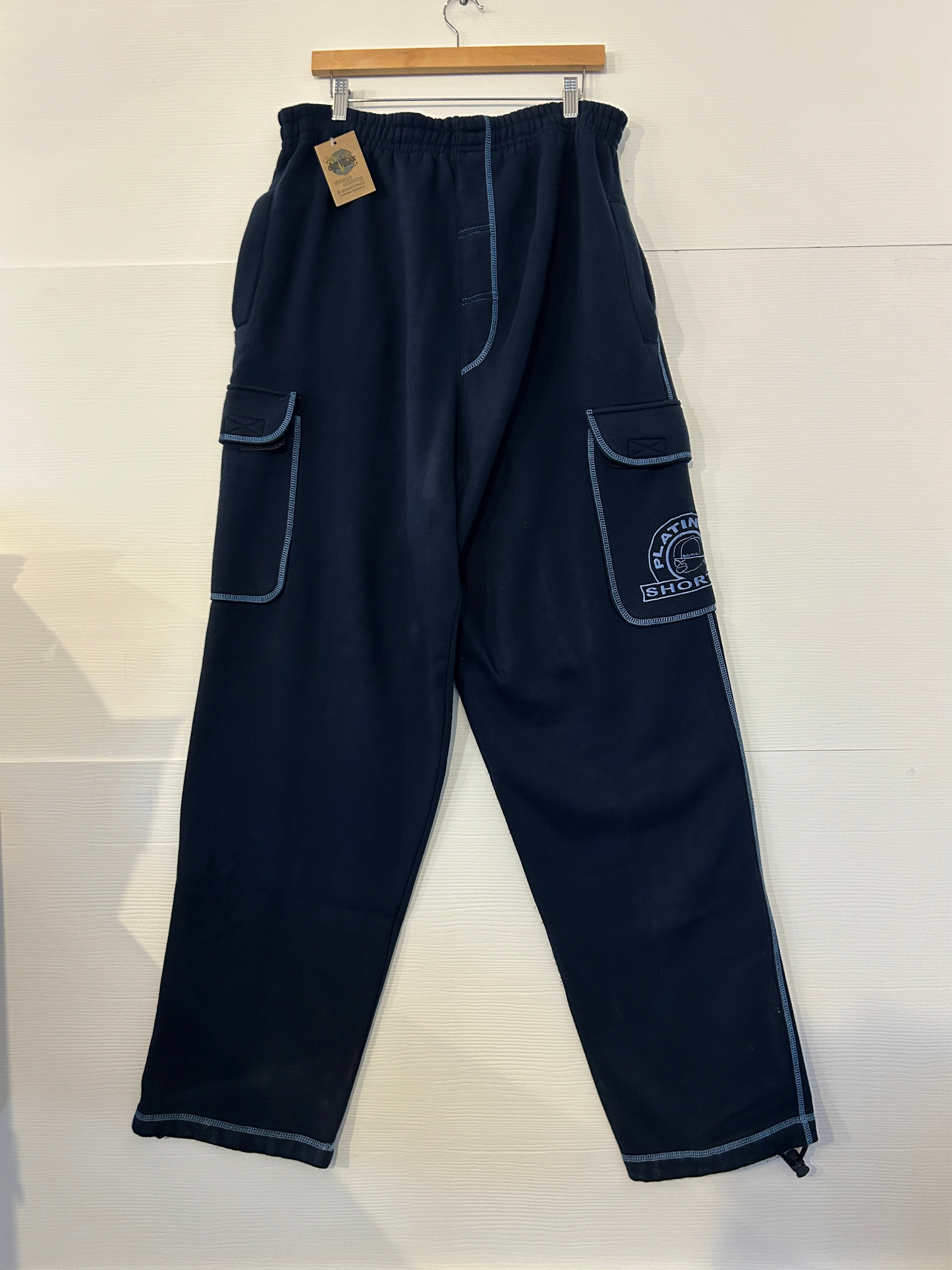 Vintage Shortee cargo baggy sweatpants - XL