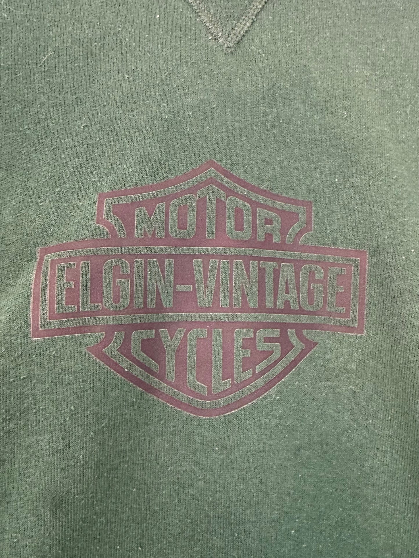 green Russell Elgin Vintage x Harley-Davidson hoodie - L