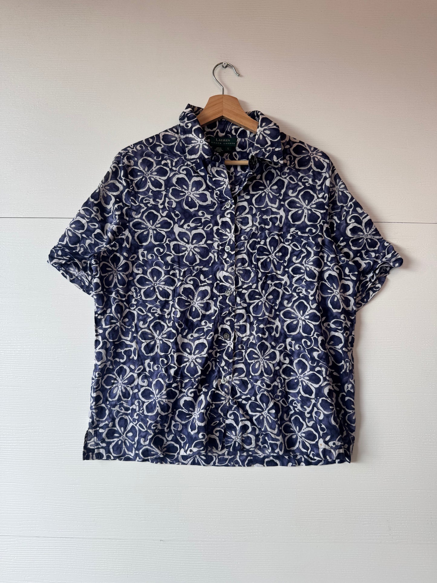 Ralph Lauren floral button-up - L