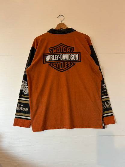 Vintage Harley Quarter zip - L