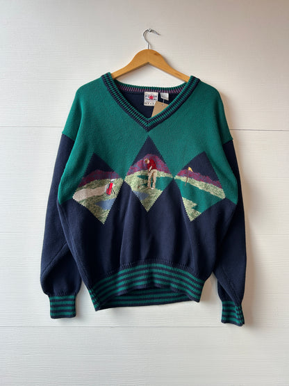 Cotton traders sweater - L