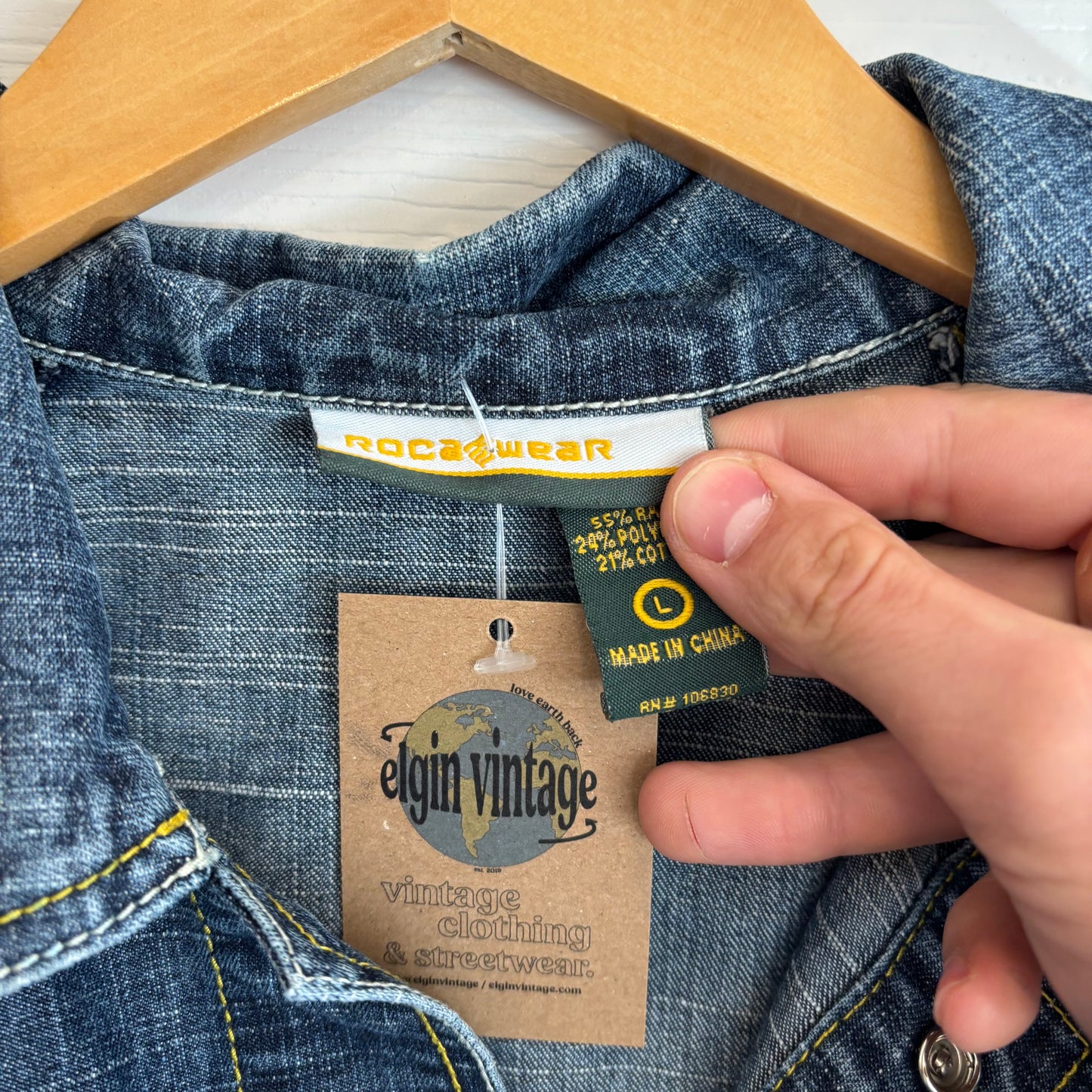 Vintage Rocawear Denim Jacket - L