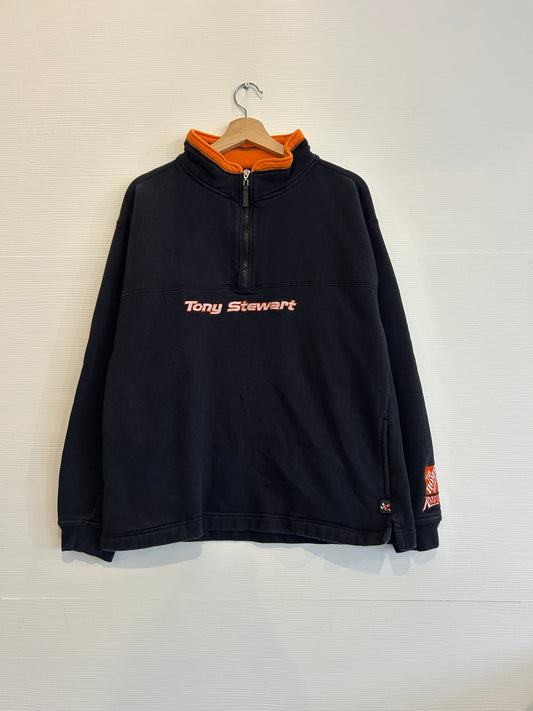 Vintage Tony Stewart racing quarter zip - L