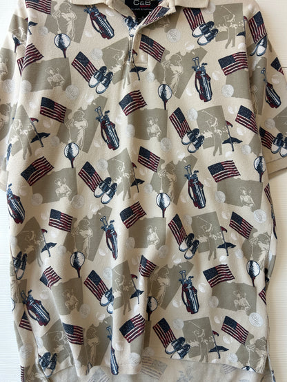 America golf polo - M