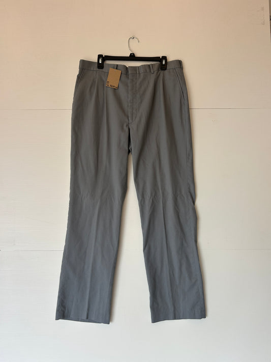 Pleated grey golf pants - 36