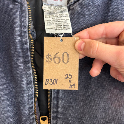 Vintage Distressed Navy Carhartt Work Vest - XL