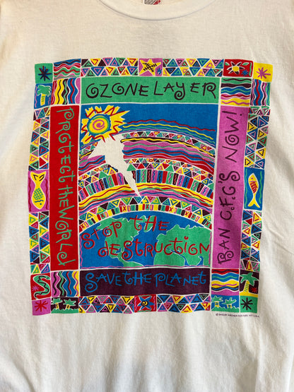 Vintage “save the planet!” Tee