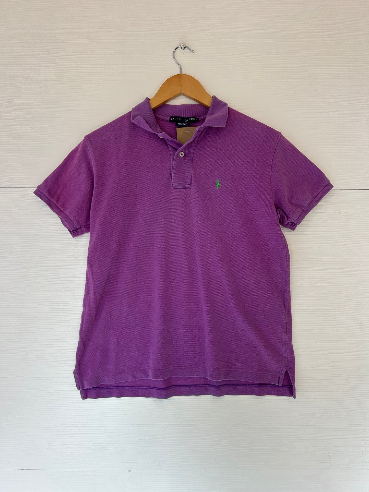Purple Ralph Lauren polo tee - S