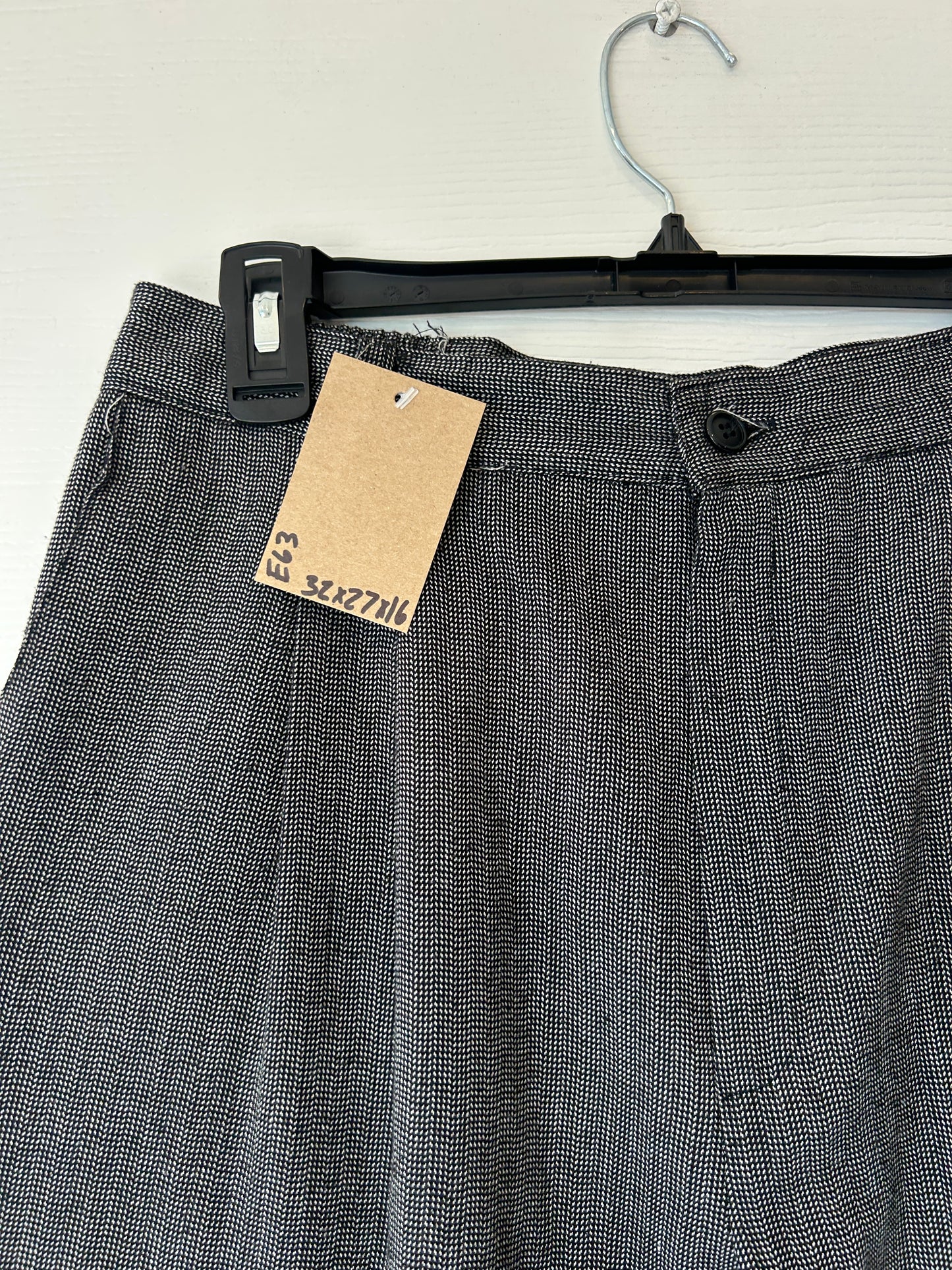 Pleated black golf pants - 32