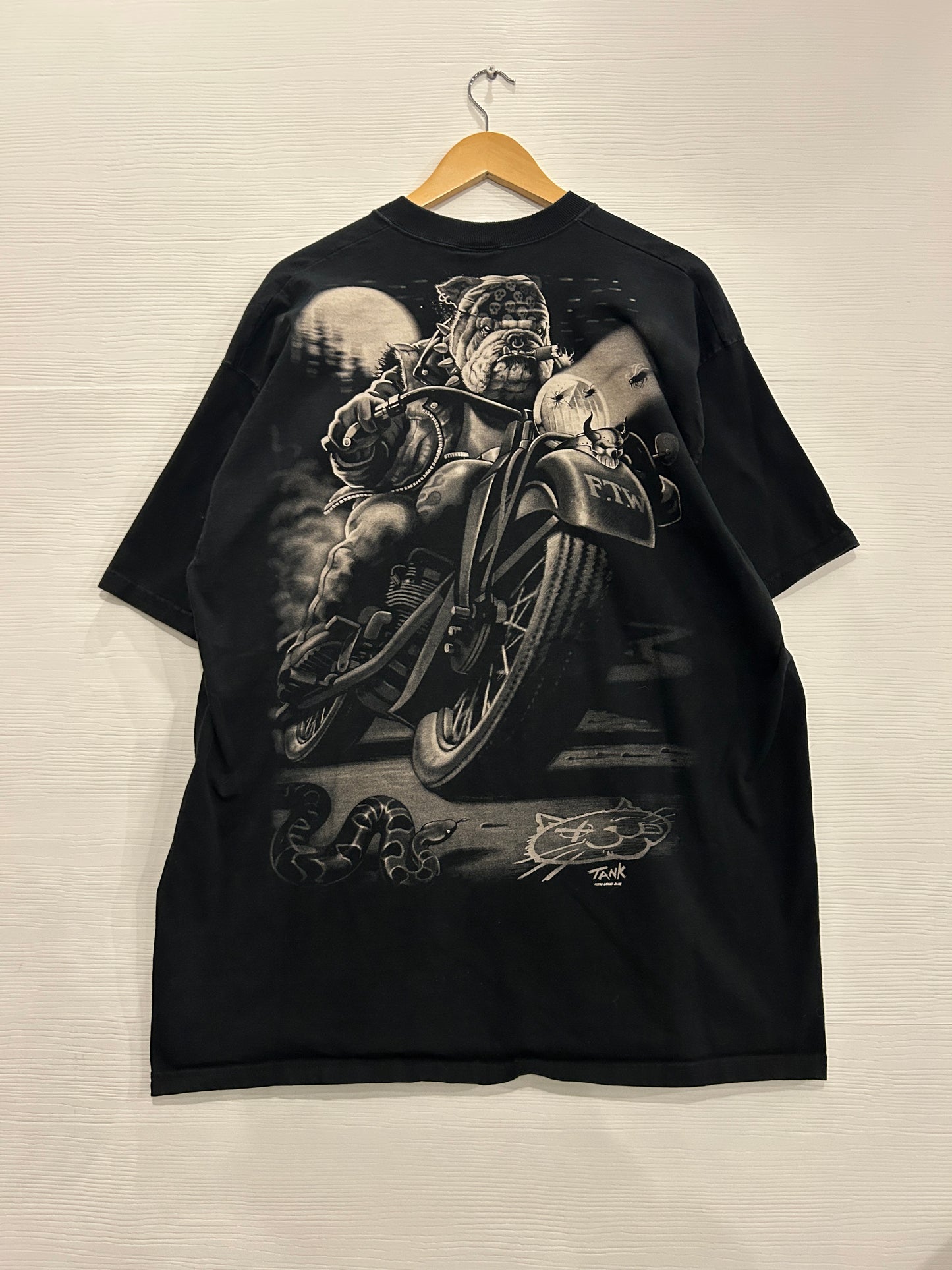 Vintage Liquid Blue Cats Suck Tee - XL